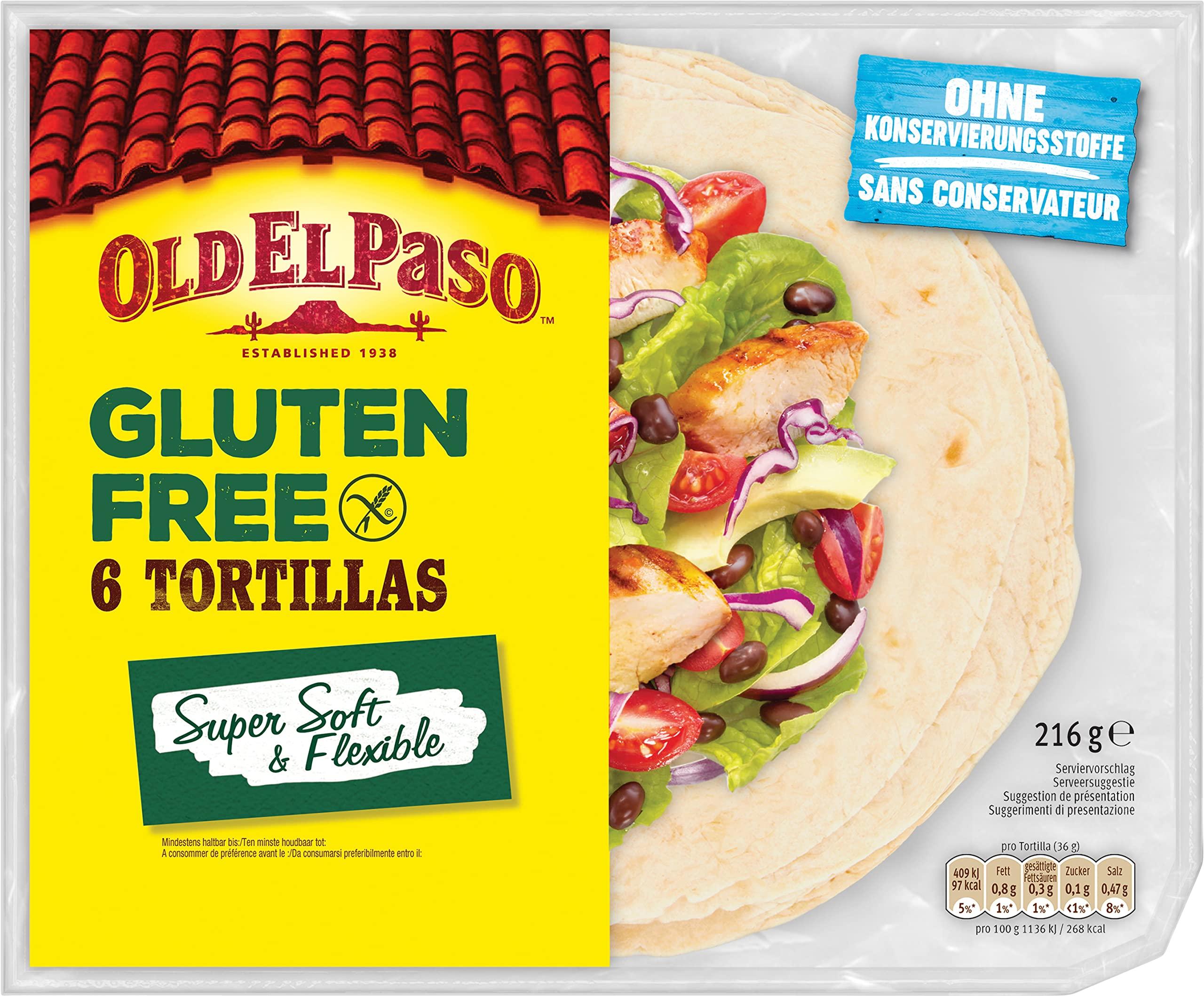 Old El Paso Tortillas 6 Stück Glutenfrei